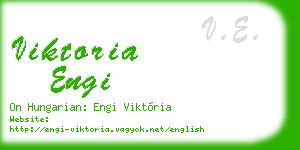viktoria engi business card